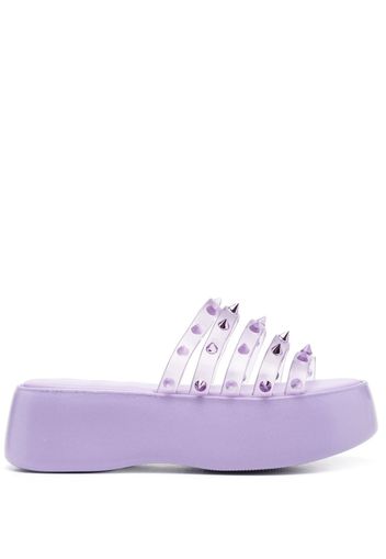 Jean Paul Gaultier x Melissa Becky Punk Love Mules 60mm - Violett