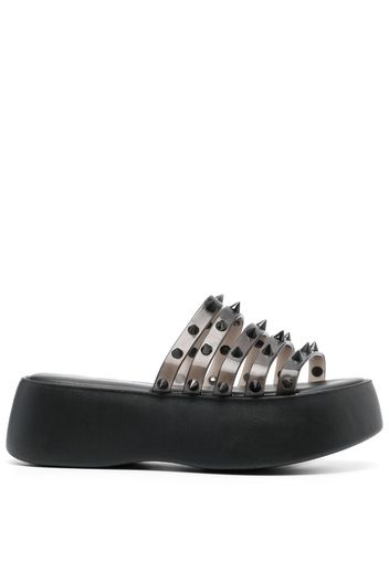 Jean Paul Gaultier x Melissa Becky Punk Love Mules 60mm - Schwarz