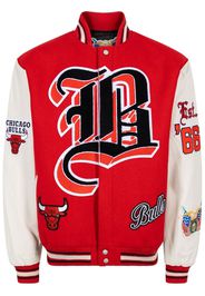 Jeff Hamilton x Chicago Bulls bomber jacket - Rot