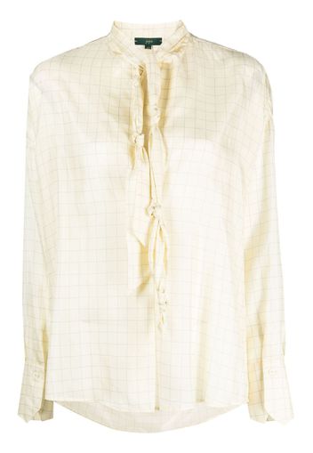 Jejia Marion tie-detail shirt - Gelb