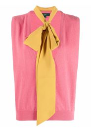 Jejia knot-detail knit vest - Rosa