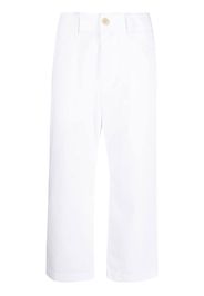 Jejia high-waist cropped trousers - Weiß