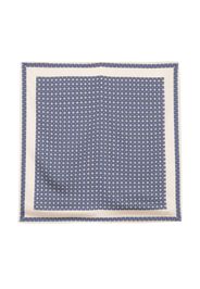 Jejia geometric-print square scarf - Blau