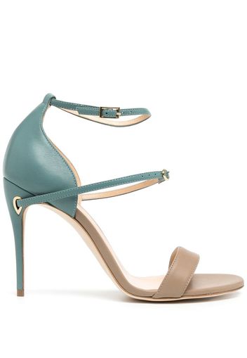 Jennifer Chamandi Ankle Strap High Sandal - Blau