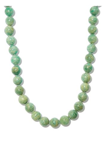 JIA JIA 14kt yellow gold amazonite beaded necklace