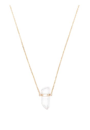 JIA JIA 14kt yellow gold quartz pendant necklace