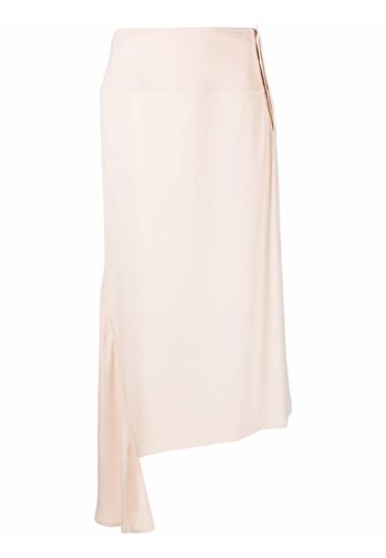 Jil Sander Asymmetrischer Taillenrock - Rosa