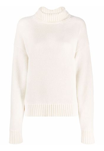 Jil Sander Gestrickter Rollkragenpullover - Nude