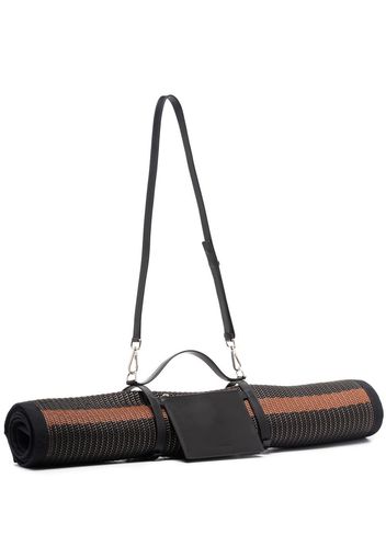 Jil Sander leather yoga mat - Braun