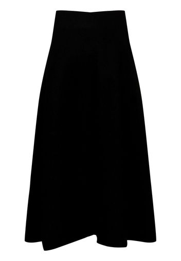 Jil Sander high-waisted A-line skirt - Schwarz