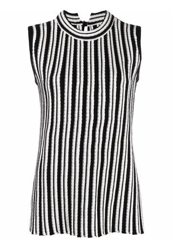 Jil Sander rib-knit sleeveless top - Weiß