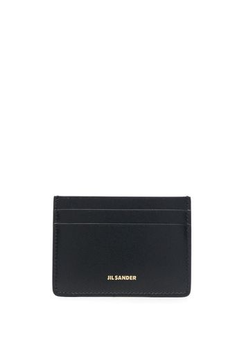 Jil Sander Kartenetui mit Logo - Schwarz