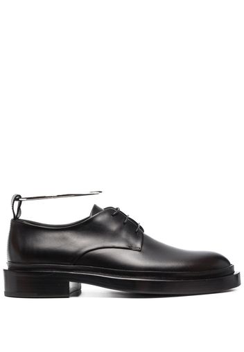 Jil Sander hardware-detail lace-up shoes - Schwarz