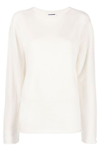 Jil Sander crew-neck cashmere jumper - Weiß