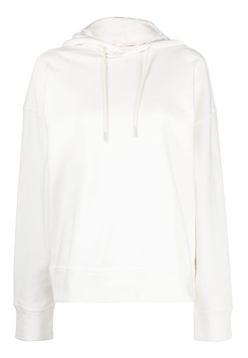 Jil Sander cotton drawstring hoodie - Weiß