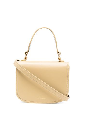 Jil Sander logo-plaque tote bag - Nude