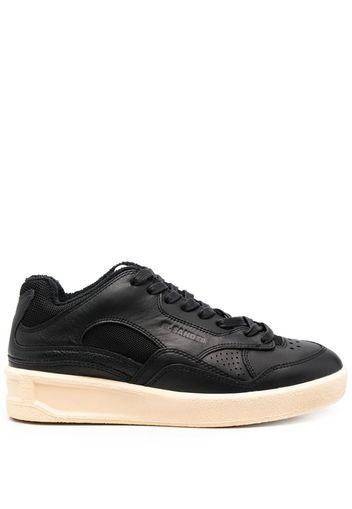 Jil Sander panelled low-top sneakers - Schwarz