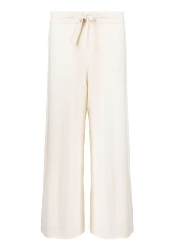 Jil Sander wide-leg cashmere track pants - Nude