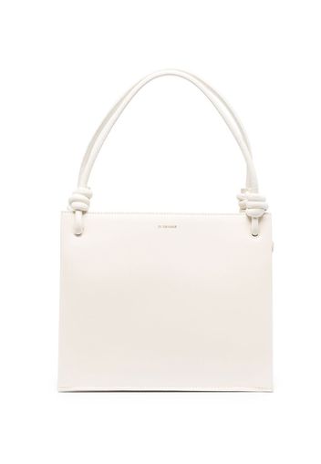 Jil Sander smooth leather shoulder bag - Nude