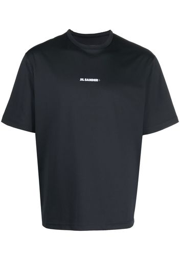 Jil Sander logo-print short-sleeve T-shirt - Schwarz