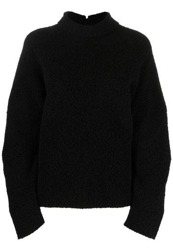 Jil Sander long sleeve knit sweater - Schwarz