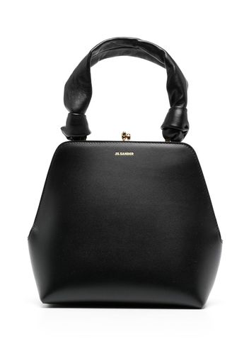 Jil Sander leather shoulder bag - Schwarz