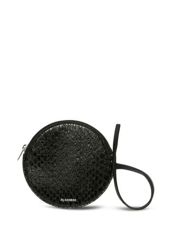 Jil Sander circle-shaped pouch purse - Schwarz