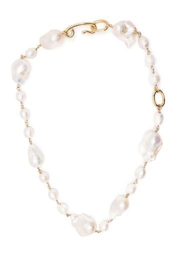 Jil Sander pearl-embellished necklace - Weiß