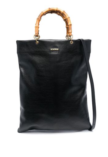 Jil Sander leather tote bag - Schwarz