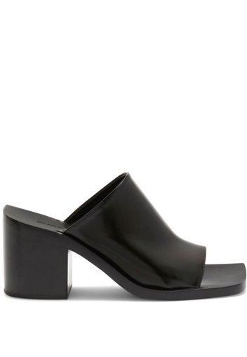 Jil Sander block-heel mules - Schwarz