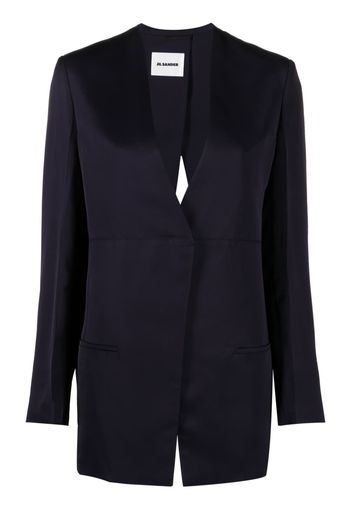 Jil Sander split-back blazer - Blau