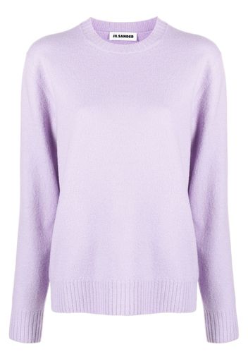 Jil Sander round-neck wool jumper - Violett