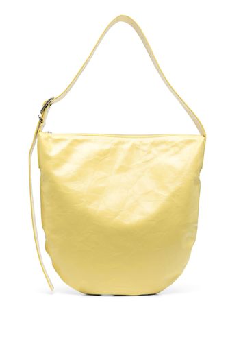 Jil Sander polished-finish leather tote bag - Gelb