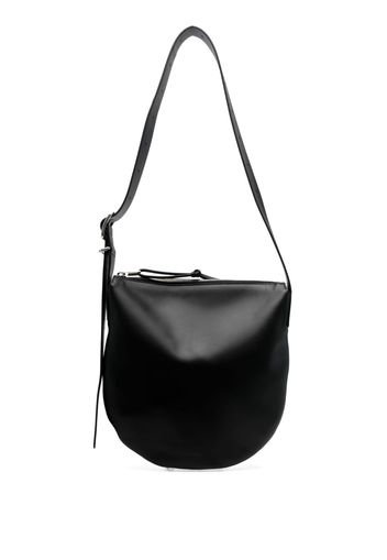 Jil Sander oval leather bag - Schwarz