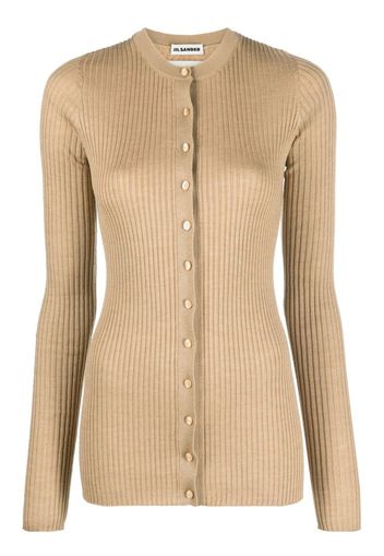 Jil Sander crew-neck ribbed jumper - Nude