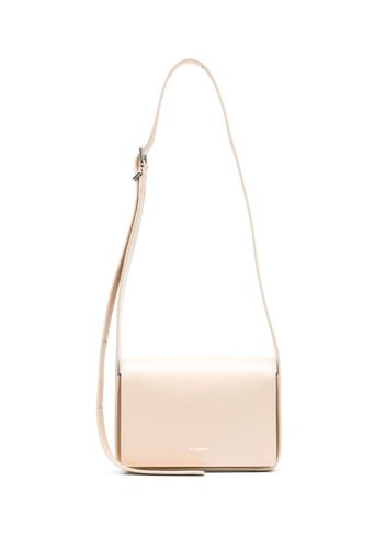 Jil Sander leather shoulder bag - Nude