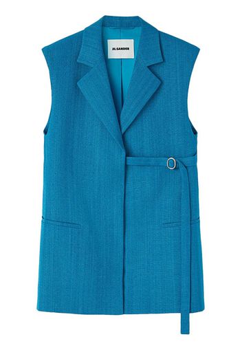 Jil Sander Ärmelloser Blazer - Blau