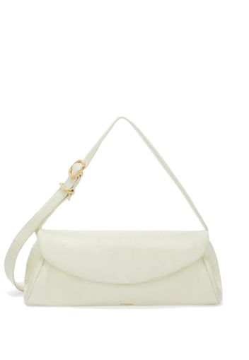 Jil Sander Cannolo Grande leather bag - Weiß