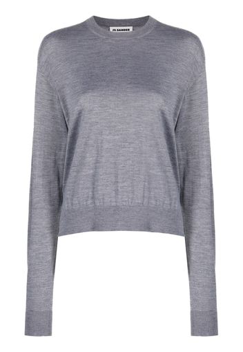 Jil Sander long-sleeve cashmere jumper - Grau