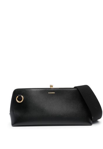 Jil Sander small Goji leather shoulder bag - Schwarz