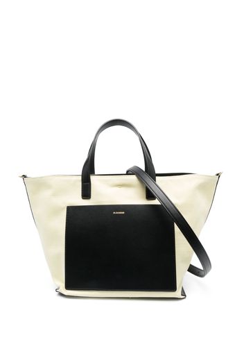 Jil Sander small Wander canvas tote bag - Gelb