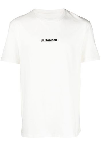 Jil Sander T-Shirt mit Logo-Print - Weiß