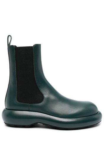 Jil Sander leather ankle boots - Grün