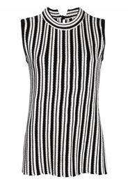 Jil Sander rib-knit sleeveless top - Weiß