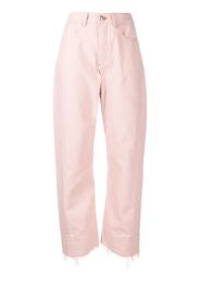 Jil Sander Hoch sitzende Boyfriend-Jeans - Rosa