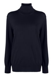 Jil Sander Pullover mit Rollkragen - Blau