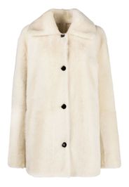 Jil Sander reversible shearling jacket - Nude