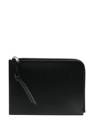 Jil Sander debossed-logo detail wallet - Schwarz