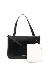 Jil Sander nappa-leather logo-print bag - Schwarz