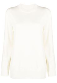 Jil Sander crew-neck wool jumper - Weiß